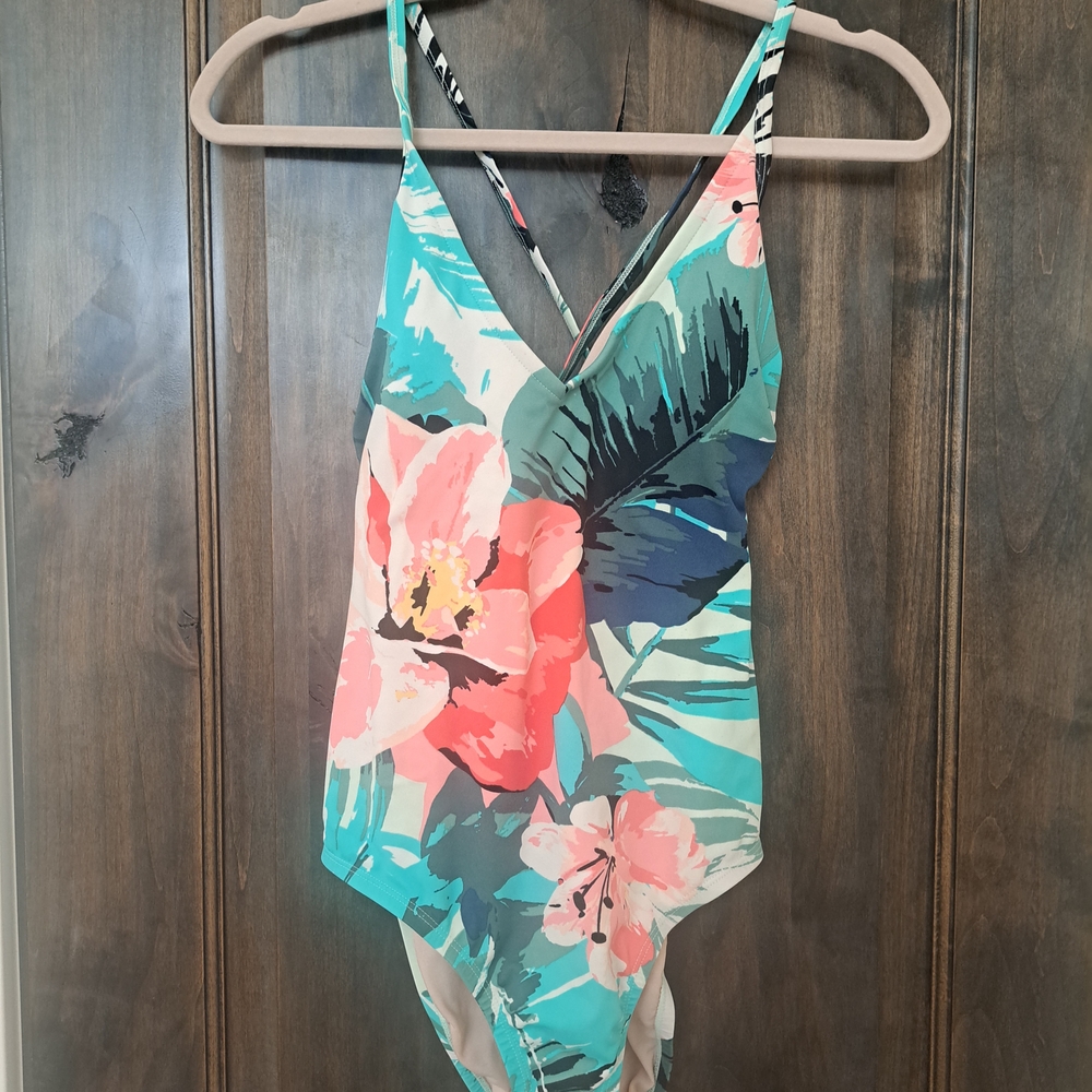 Kona Sol Multicolor Tropical Swimsuit